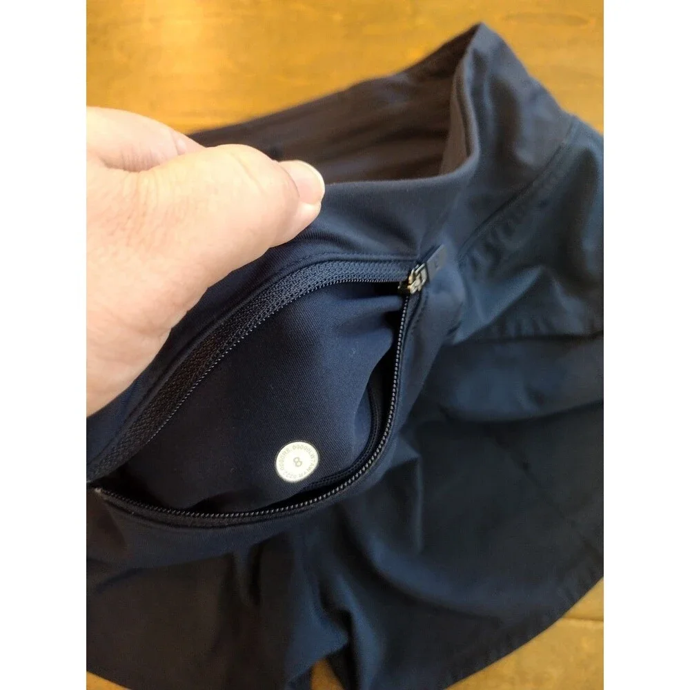 LULULEMON Women's EEUC Speed Up navy blue LR Low Rise 2.5